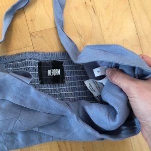Reformation Tops - Reformation linen crop top Reformation Tops - Reformation linen crop top